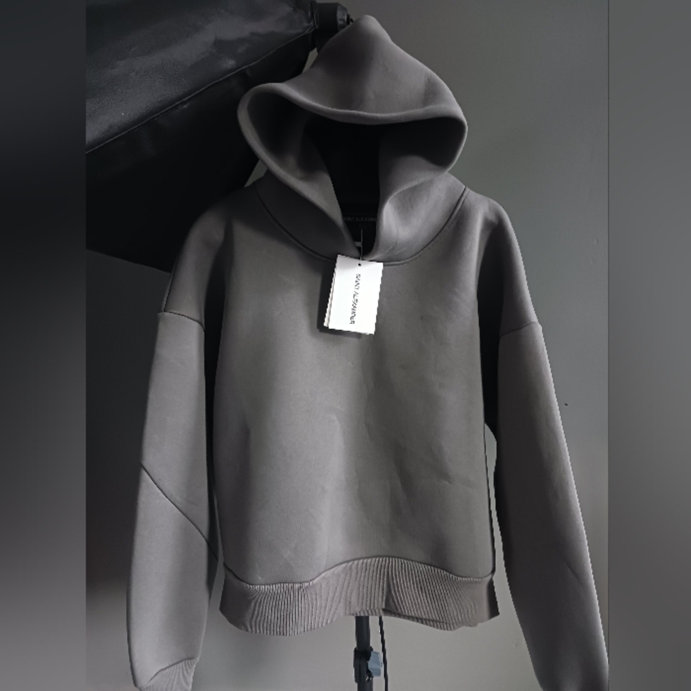NWT Saint Alexander GRAY Cl Shadow Hoodie Size S